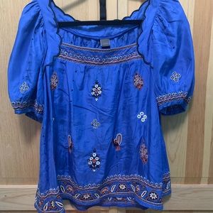 100% silk shirt. Size 8